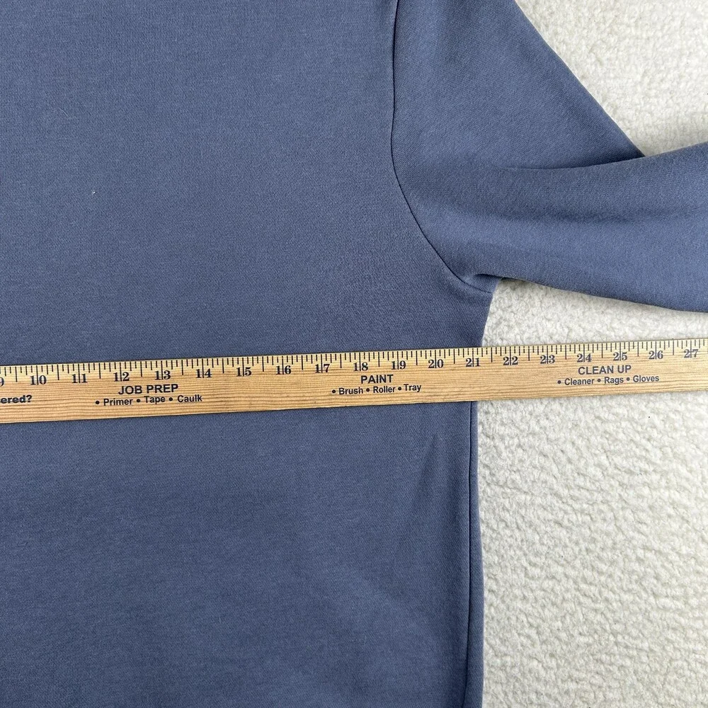 Hurley Hoodie Mens Medium Blue Fleece Pullover Sweatshirt Gradient Logo Graphic